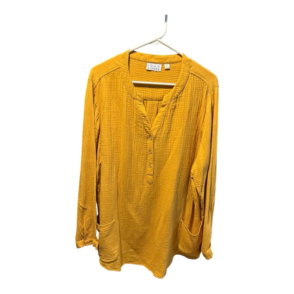 Joan Rivers Golden Tunic Top